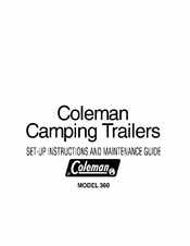 Coleman 360 Set-Up Instructions And Maintenance Manual