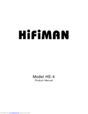 Hifiman HE-4 Product Manual