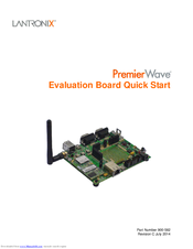 Lantronix PremierWave Quick Start Manual
