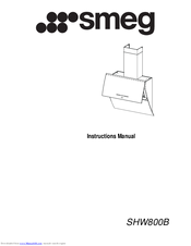 Smeg SHW800B Instruction Manual