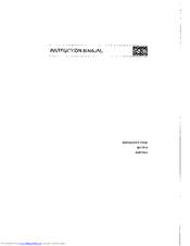Smeg SAP-109-8 Instruction Manual
