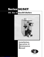 PeerlessBoilers SC Series Installation, Operation & Maintenance Manual