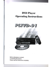 Pyle PLTVD-91 Operating Instructions Manual