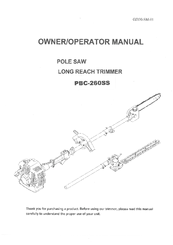 Parklands PBC-260SS Owner's Manual