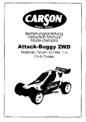 Carson Attack-Buggy 2WD Instruction Manual