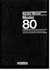 Fostex 80 Service Manual