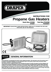 Draper PSH05FS Instructions Manual