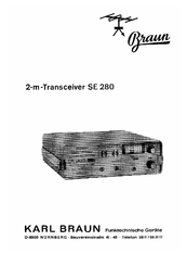 Braun SE 280 User Manual