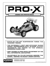 Kyosho Pro-X 30333 Sport Assembly And Operation Manual