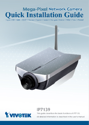 Vivotek IP139 Quick Installation Manual
