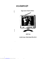Powerpoint PPT10 Operation Instructions Manual