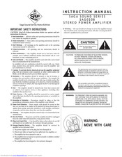Saga SAG 0208 Instruction Manual