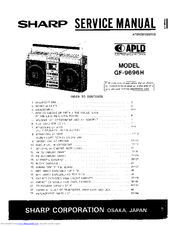 Sharp GF-9696H Service Manual
