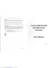 Syba SY-KVM20108 User Manual