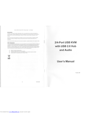 Syba SY-KVM20107 User Manual