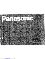 Panasonic NV-MS70B Operating Instructions Manual
