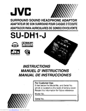 Jvc SU-DH1-J Instructions For Use Manual