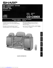 Sharp CD-C690X Operation Manual