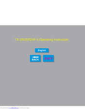 Panasonic TX-25XD4F/A Operating Instructions Manual
