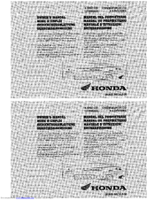 Honda 08A06-MCA-F00 Owner's Manual