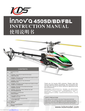 KDS innova 450FBL Instruction Manual