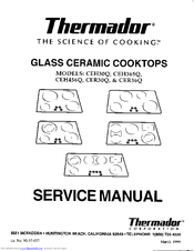 Thermador CEH456Q Service Manual