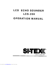 Si-tex LCS-200 Operation Manual