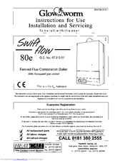 Glowworm Swiftflow 80e Installation Manual