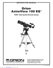 Orion AstroView 100 EQ Manual
