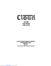 Cloud CX132 User Manual