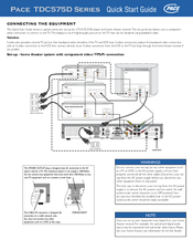 Pace TDC575D series Manual