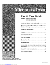 Maytag UMC5200BAW Use & care guide Manual