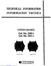 Citizen C61 Technical Information