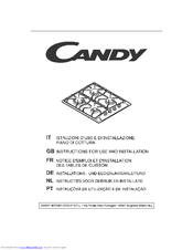 Candy PL 2230/3X Instructions For Use And Installation