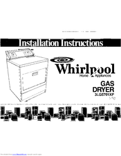 Whirlpool 3LG5701XP Installation Instructions