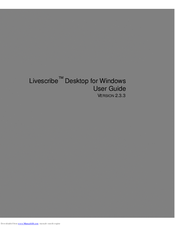 Livescribe Desktop User Manual