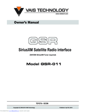 Vais Technology GSR-011 Owner's Manual