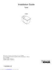 Kohler K-3900 Installation Manual