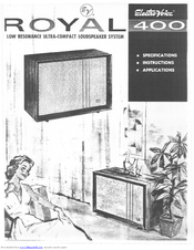Electro-Voice Royal 400 Instruction Manual