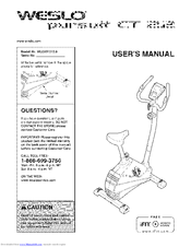 WESLO WLEX31212.0 User Manual