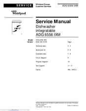Whirlpool ADG 6556 IXM Service Manual