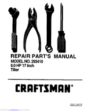 Craftsman 293410 Repair Parts Manual