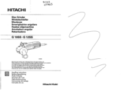 Hitachi G 10SS Handling Instructions Manual