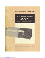DRAKE 2-nt Instruction Manual