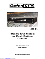 Gefen Pro GEF-DVI-16416-PB User Manual