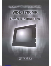 Weldex WDL-1700MR Owner's Instructions Manual