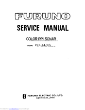 Furuno CH-14 Service Manual