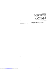 SoundCraft Vienna II User Manual
