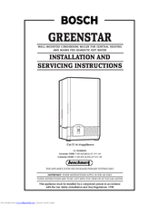 Bosch Greenstar ZWBR 7-25 A 23 Installation And Servicing Instructions
