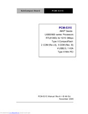 EMAC PCM-5315 User Manual